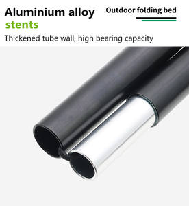 Factory Sale Lightweight Waterproof <b>Folding</b> Camping <b>Bed</b> Cot Modern Extra Wide Sleeping Cots Living Room Outdoor Furniture Park - Product Image 3