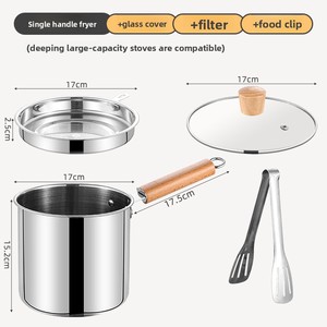 TIANXING Multifuncional Bacon Graxa Recipiente Filtro De Óleo Pote De Filtro De Óleo De Grande Capacidade com Cesta De Fritadeira - Product Image 6