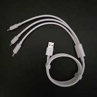 Inventaire Discount Ventes Réguliers Types 4 Pieds Longueurs 8 Broches Micro USB Type C 3 en 1 Câbles