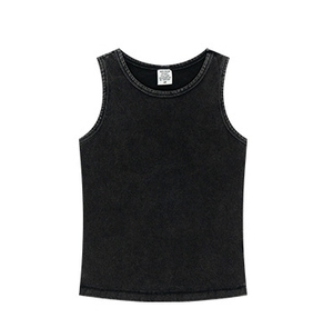 Canotta personalizzata da <span class=keywords><strong>uomo</strong></span> senza maniche t-shirt estiva in puro cotone a coste pesanti sport Fitness bianco - Product Image 3