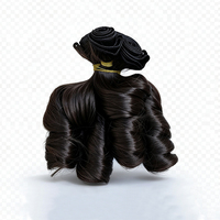 Extensions de cheveux synthétiques 4X French Curl à clipser avec closure, résistantes à la chaleur, multicolores, double trame, SHAROPUL