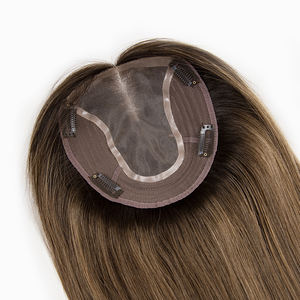 Venta al por mayor directa de fábrica: Topper de cabello virgen Remy europeo de alta calidad con encaje de cutícula para mujer - Product Image 5