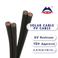 Solarkabel PV-Kabel Solarpanel-Kabel Doppelt Isoliertes Flexibles Solar-DC-Kabel TÜV-Zertifiziert