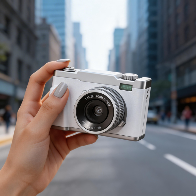 Children Digital Camera 4K Video Recorder 48MP Portable Compact Mini Camera Autofocus for Kids Holiday Gift