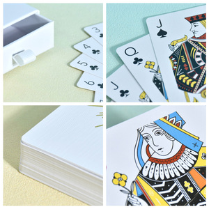 <span class=keywords><strong>Cartes</strong></span> de poker vierges pour sublimation, <span class=keywords><strong>32</strong></span> <span class=keywords><strong>cartes</strong></span>, imperméables, laminées, finition coussin d'air pour impression par transfert thermique personnalisée - Product Image 2