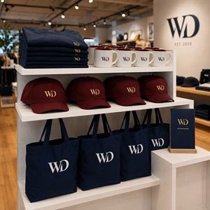 Custom Logo One-stop Brand Merchandise Gift Set <strong>Sweatshirt</strong> Mug Cap Tote Bag Bulk Wholesale Customized Promotional Products - Product Image 1