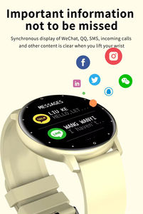 Nouvelle arrivée Montre connectée ZL02C Pro, écran rond de 1,28 pouce, appels téléphoniques BT, suivi du rythme cardiaque et du sommeil, application Dafit, étanche IP67 - Product Image 2