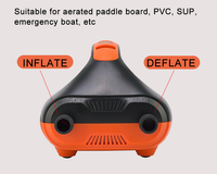 Pompe à air électrique portable pour SUP, 20 psi, pompe à gonfler pour SUP gonflable, rechargeable, pompe électrique pour planche à pagaie