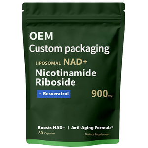 Cápsulas Lipossomais de NAD+ por Atacado Nicotinamida Ribosídeo Resveratrol para Aumento e Antienvelhecimento da Pele Reparação Celular - Product Image 1