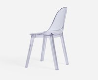 Nouvel espace empilable acrylique Banquet en plastique Transparent vanité chaise plexiglas chaise pour la maison hôtel café