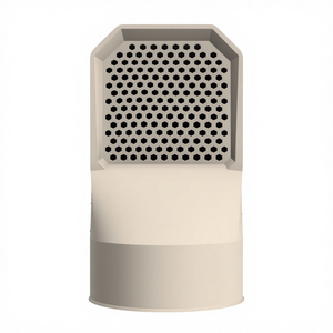 Grilles de ventilation en plastique et aluminium pour pots, diamètre 100 mm (lot de 2), <span class=keywords><strong>PVC</strong></span>, lutte antiparasitaire, sous-sol/cave, utilisation extérieure (<span class=keywords><strong>beige</strong></span>) - Product Image 2