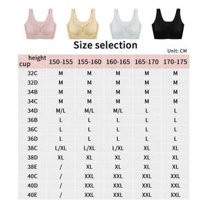 Reggiseno da Donna Senza Cuciture Push-up Traspirante Confortevole con Taglio Laser Imbottito Antiscivolo di Alta Qualità - Product Image 6