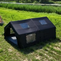 Fournisseur de tentes gonflables en gros uniquement, tente gonflable de luxe portable, imperméable, en Oxford, équipement de camping gonflable haut de gamme, OEM/ODM