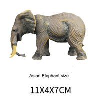 Modèles d'animaux en PVC massif en vrac, souvenirs de zoo, jouets en plastique sur le thème de la faune sauvage pour enfants, outil éducatif, idées cadeaux