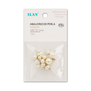 Perle ILAN 6/8/10/12mm Misure Assortite per Creazione di Gioielli 10pz - Product Image 1