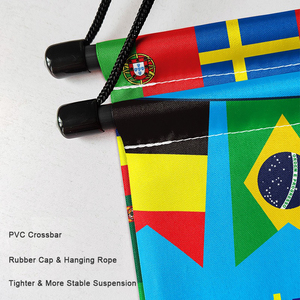 Drapeau adhésif pour porte, sans clou, sans outil, bannière à suspendre verticalement - Product Image 1