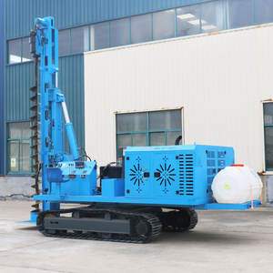 Pile driver hydraulique photovoltaïque professionnel avec rotation à 360 degrés et chenilles pour la construction <span class=keywords><strong>de</strong></span> centrales solaires - Product Image 2