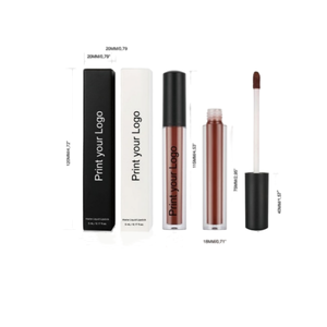 Populer 30 warna <span class=keywords><strong>Matte</strong></span> cair lipstik tahan lama tahan air Mineral Gel ukuran perjalanan pribadi <span class=keywords><strong>Lip</strong></span> <span class=keywords><strong>Gloss</strong></span> tanpa Logo untuk Makeup - Product Image 4
