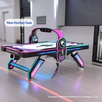 Équipement de jeu vidéo Nouveau jeu de hockey sur socle double avec jetons Machine de jeu pour enfants Jeu intérieur parent-enfant Matériel de jeu pour plus de 8 ans