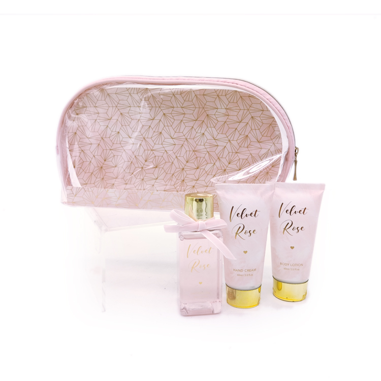 Частная этикетка пластичный мешок подарка спа комплекты гидромассажная Ванна и гель для душа (набор подарочный набор