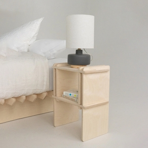 Basso MOQ mobili moderni durevole tavolo da letto <span class=keywords><strong>2</strong></span> livelli comodino in legno comodino - Product Image 4