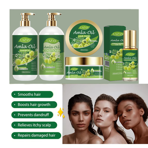Set de Champú y Acondicionador al por Mayor con Manteca de Karité Orgánica y Aceite de Amla para el Cuidado del Cabello, Hidratación Profunda y Reparación del Cabello Dañado - Product Image 4