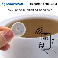 Etiqueta NFC Personalizada, Etiqueta de Papel RFID Pasiva de 13.56Mhz, Etiqueta NFC Impermeable para Gestión de Activos
