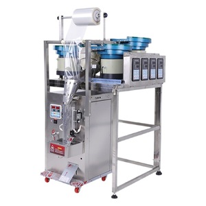 Machine d'emballage de vis et de visserie, machine de remplissage de granulés plastiques, d'écrous et de rondelles à plateau vibrant, machine de comptage et d'emballage - Product Image 2