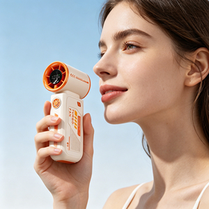 Smart Display Hand 19000 Rpm High Speed 100-Speed Stepless Adjustment 3600Mah Battery Ultra-<b>Mini</b> Portable <b>Fan</b> - Product Image 1