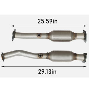 Juego de 4 piezas de colector de escape con catalizador de ajuste directo para Infiniti QX56 Base 5.6L 2004-2010, reparación atornillable - Product Image 5