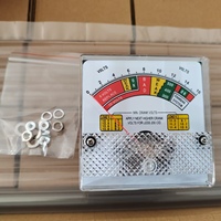 T80 DC Compteur de panneau analogique 0-16V Testeur de voltmètre monophasé Structure de bobine mobile pour chargeur de voiture