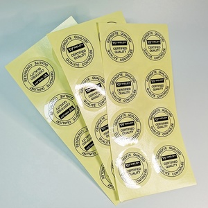 Autocollants transparents personnalisés, étiquettes imprimées de couleurs, de forme ronde, bien adaptées - Product Image 2