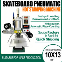 Mini machine de marquage à chaud numérique pneumatique, embosseuse de logo pour cuir, équipement de marquage à chaud pour papier, bois, skateboard