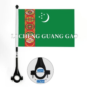 Nueva Bandera de Bicicleta de Santo Tomé y Príncipe al por Mayor, Bandera de Bicicleta con Patrón Nacional, Impresión de Logotipo Personalizado para Regalo Promocional de Clubes de Ciclismo - Product Image 6