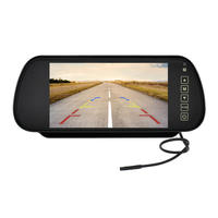 Monitor de Pantalla LCD para Coche con Espejo Retrovisor TFT de 7 Pulgadas de Alta Calidad con CarPlay, Asistencia de Marcha Atrás, 1 Año de Garantía, Ajuste Universal