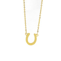Collier personnalisé pour fer à cheval, en acier inoxydable, bijou cheval pour fille, pendentif pour selle