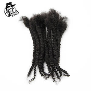 Jiffy Hair Textured Loc Dreadlocks Fait de 100% Extensions de cheveux humains Coiffure complète faite à la main de la culture <span class=keywords><strong>REGGAE</strong></span> et Hip-Hop - Product Image 3