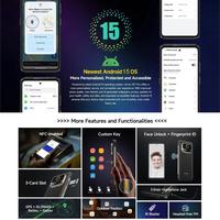Téléphone mobile robuste Ulefone Armor 25T Pro, 8 Go + 256 Go, 5G NFC Octa Core Android 15, débloqué, téléphone mobile d'origine