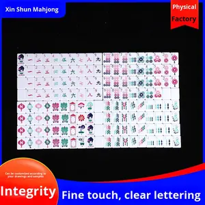 <span class=keywords><strong>Set</strong></span> di Tessere per <span class=keywords><strong>Mahjong</strong></span> Americano di Medie e Grandi Dimensioni, Realizzate <span class=keywords><strong>a</strong></span> Mano in Melamina, Personalizzate per Vendite Transfrontaliere - Product Image 2