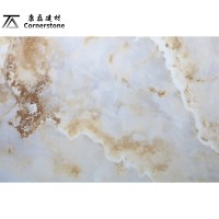 Dalle de roche à effet marbre en pierre frittée, style chinois moderne, pour mur de fond TV, vente directe usine, meilleure vente, pierre artificielle