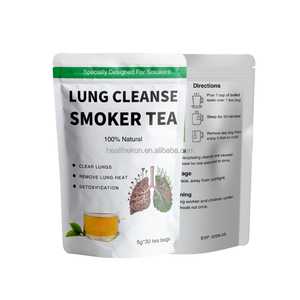 ชาสมุนไพร OEM สูตรผสมพิเศษสำหรับล้างปอดและ<span class=keywords><strong>ตับ</strong></span> สำหรับผู้สูบบุหรี่ ช่วยเลิกบุหรี่ ชาเพื่อสุขภาพ ชาสมุนไพรเพื่อการดูแลสุขภาพ ชาล้างสารพิษและบำรุงร่างกาย - Product Image 4