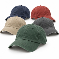 Casquettes de baseball en coton en gros, multicolores, avec sangle arrière réglable, style 'Dad Hat' vintage, vierges, pour le sport et l'escalade
