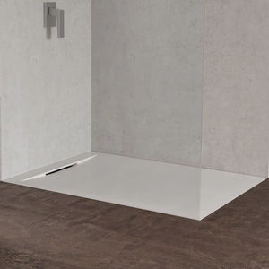 Base de bandeja de <span class=keywords><strong>ducha</strong></span> SMC sin barreras de diseño cuadrado moderno de calidad europea hecha de <span class=keywords><strong>resina</strong></span> de piedra artificial baños de hotel - Product Image 2