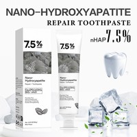 Dentifrice à 7,5 % d'hydroxyapatite pour la protection de l'émail, saveur menthe, haleine fraîche