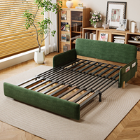 Canapé-lit en tissu moderne de la série JoyHome, multifonctionnel et pliable, avec espace de rangement, adapté à de multiples scénarios