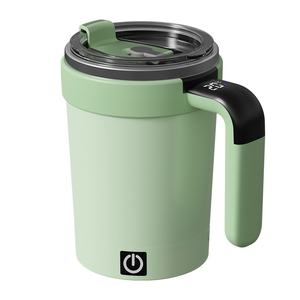 Mug à café portable moderne à agitation automatique, en acier inoxydable, rechargeable par USB, isolé sous vide pour boissons chaudes – Vente en gros - Product Image 6