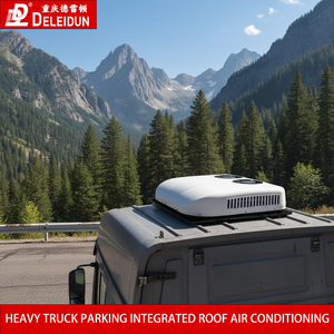 Aire Acondicionado de Techo para Camiones Chinos 12V/24V, Apto para Vehículos Ligeros y Pesados, Autobuses, Caravanas y Enfriadores de Estacionamiento - Product Image 5