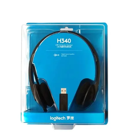 Gute Qualität Neues Original H340 Computer kabel gebundenes USB-Headset mit Mikrofon Logitech H340