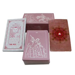 Juego de baraja de Tarot rígida de oráculo personalizada, diseño clásico ecológico, guía en español, baraja de Tarot ecológica, tarjeta de juego personalizada - Product Image 1