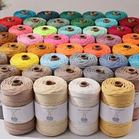5mm 100% Polyester Braided Rope Gold Thread Bleached Pattern Eco-Friendly Fancy Yarn High Tenacity Filament Yarn Knitting